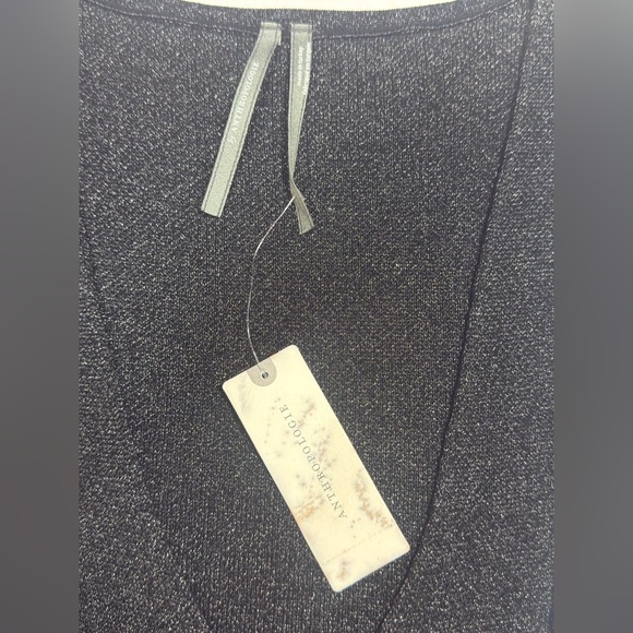 Anthropologie Glossy Black Wrap blouse 🖤✨
*NEW WITH TAGS 🏷️ - Picture 6 of 12
